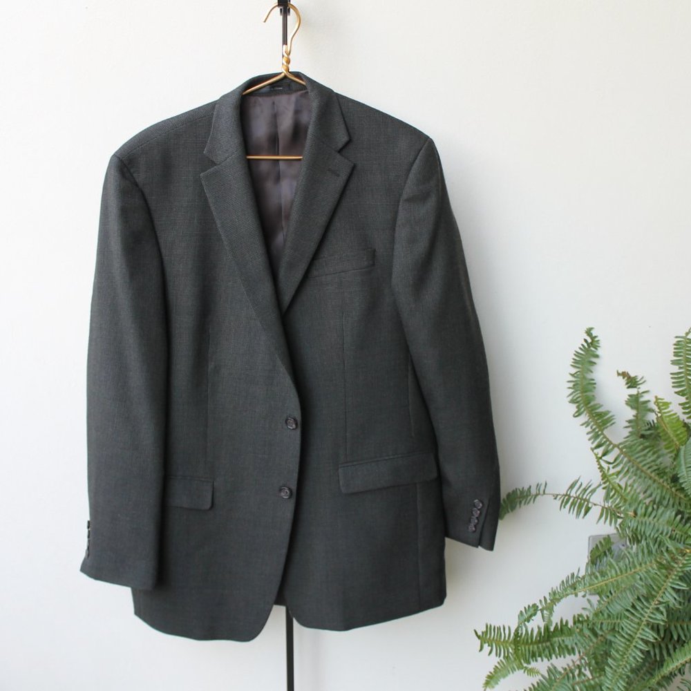 Lauren Ralph Lauren Tweed Blazer 100% Wool Great Cond. Size 44 long